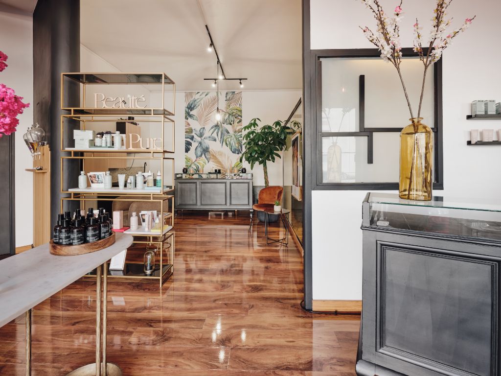 Intérieur du salon Maison Aglaïa, Bayonne